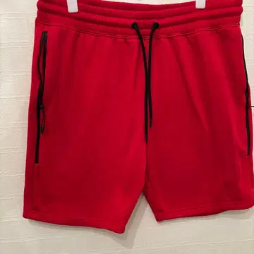 레드 숏팬츠 허리밴딩 XL