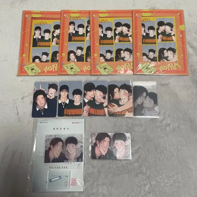 원투텐 아크릴 스탠드 110 필름 패키지 포카 포토카드