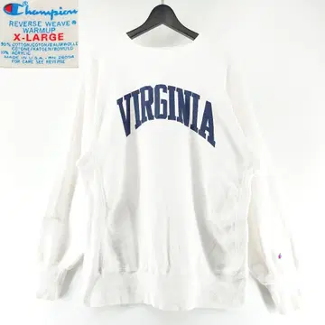 80s 빈티지 챔피온 리버스 위브 버지니아 대학 XL