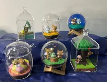 리락쿠마 테라리움 차이로이코구마의 친구들 전 6종류