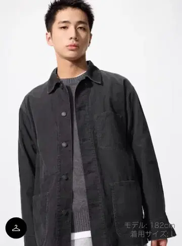 UNIQLO 코듀로이 자켓 08 DARK GRAY L