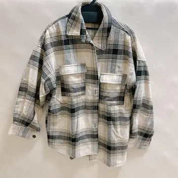 체크 무늬 플란넬 셔츠