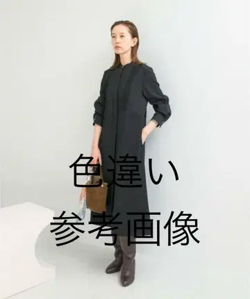 어반 리서치 로쏘 핀턱 스트레이트 원피스 네이비