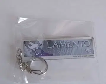 팝픈 뮤직 pop'n music 아크릴 키링 라멘토 물방울