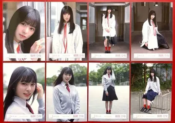 사쿠라자카46 이나구마 히나 죽은 척 MV 의상 브로마이드 8종 컴프