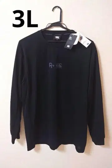 canterbury R+ 블랙 긴팔 티셔츠 3L 미사용 새상품