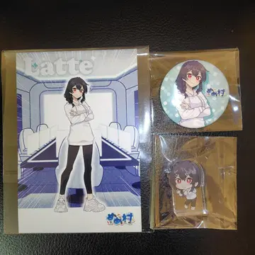 메메마을 latte 엽서 배지 아크릴 블록