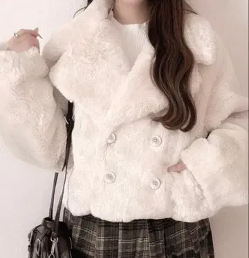 GRL 퍼 숏 기장 P 코트