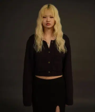 aclent 컴팩트 니트 자켓 아클렌트