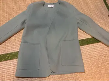 베이지 노카라 자켓