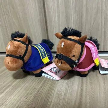 서러브레드 컬렉션 말 의류 마스코트 볼 체인 2두 세트