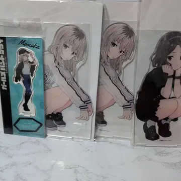 GIGO 한정판 걸즈밴드크라이 아크릴 스탠드 에비즈카 토모 카와라기 모모