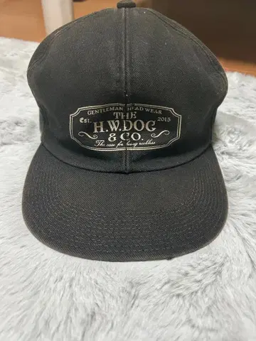 H.W.DOG & CO. 워크캡 블랙