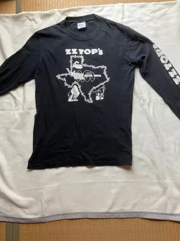 ZZ TOP 월드 투어 긴팔 티셔츠