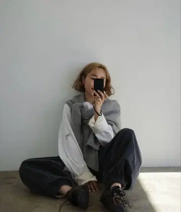 [ ETRE TOKYO ] 코듀로이 커브 조거 팬츠 ( 그레이 / S )