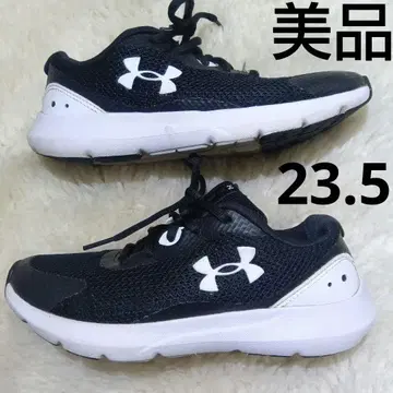 새상품급 언더아머 Under Armour 스니커즈 블랙 23.5cm