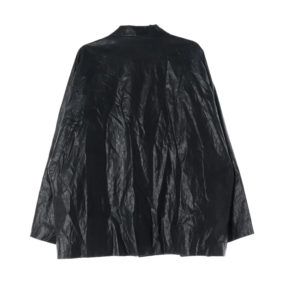 New Product) Ajo by Ajo Eco Leather Blazer Leather Jacket Jacket 