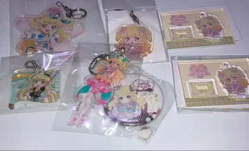 프리파라 프리티 올프렌즈 아크릴 키링 아크릴 스탠드 캔뱃지 유메카와 유이