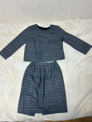 그레이 계열 체크 셋업