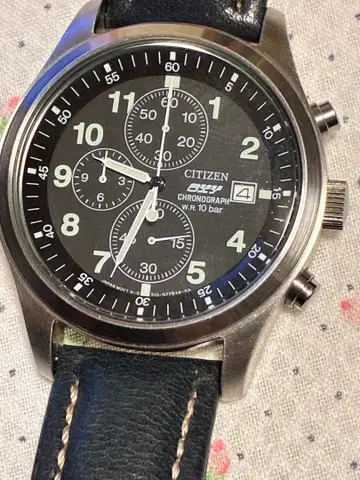CITIZEN OXY 밀리터리 크로노그래프
