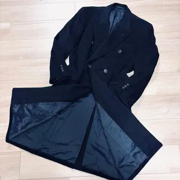 아일랜드 페리 체스터 코트 캐시미어 100% 더블 롱 기장 M