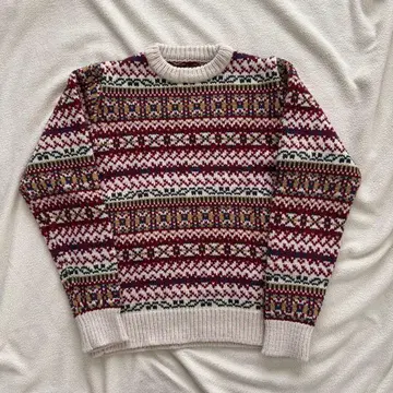 새상품급 BATONER 페어아일 니트