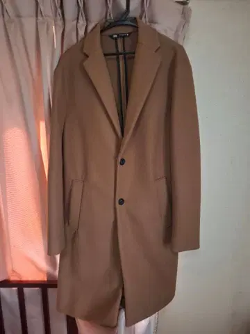 ZARA 카멜 체스터 코트 M