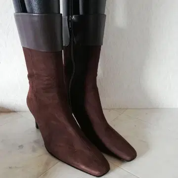 MIHAMA 미하마 천연 가죽 스웨이드 숏부츠 23.5cm