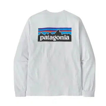 patagonia 남성용 롱 슬리브 P-6 로고 레스폰시빌리티