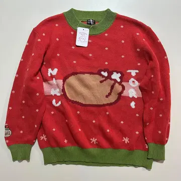 치이카와 파크 스웨터 토끼 TORINIKU 레드 L 사이즈