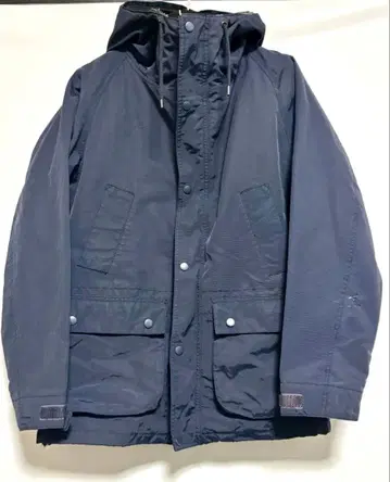 다크 네이비 마운틴 후드티 나일론 두꺼운 원단 따뜻한