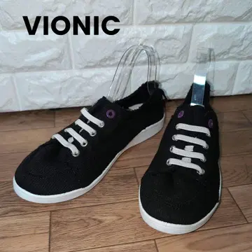 새상품급 VIONIC 바이오닉 26cm 스니커즈 블랙 슬립온