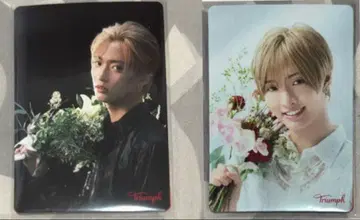 IMP. 사토 신 Triumph 트림프 메시지 카드 2장 세트