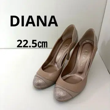 새상품급 DIANA 다이애나 펌프스 글리터 라메 22.5cm