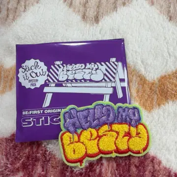 BE:FIRST 모코모코 자수 스티커 Hello My BESTY