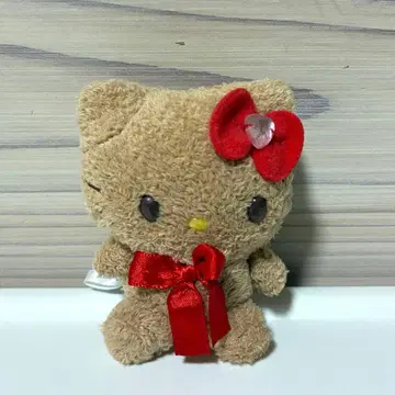 헬로키티 초콜릿 컬러 푸치 마스코트 산리오 마스코트