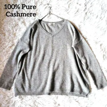 저널 스탠다드 relume 100% 캐시미어 V넥 니트