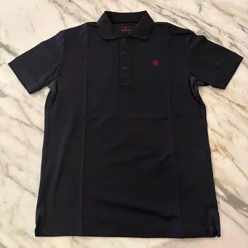 새상품급 브리핑 피케 셔츠 블랙 레드 S BRG002P0S