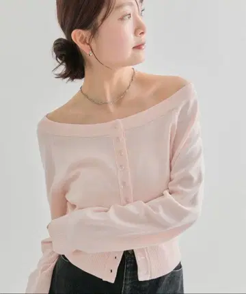 mystic 클리어 버튼 가디건