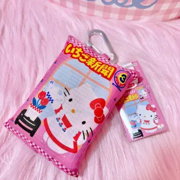 산리오 sanrio 딸기신문 50주년 키티 헬로키티 에코백