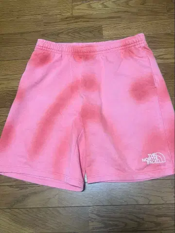 THE NORTH FACE 핑크 맨투맨 숏팬츠 XL