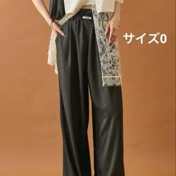 mystic 프릴 이지 팬츠 블랙 사이즈 0