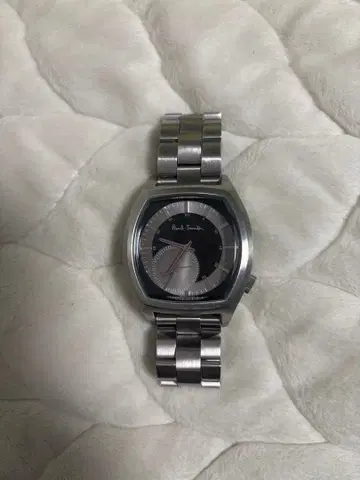 Paul Smith 아날로그 쿼츠 손목시계 실버