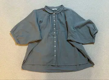 Soulberry 소울베리 둥근 카라 블라우스 돌먼 슬리브 7부 소매 M