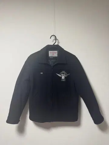 Harris Tweed 블랙 자켓 S 짧은 기장