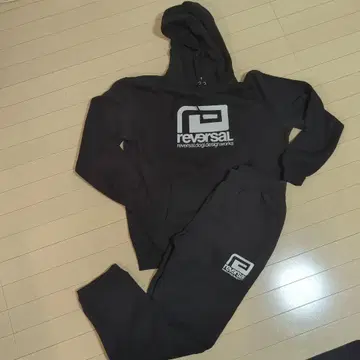 리버설 후드 부착 맨투맨 블랙 후드티 XL 맨투맨 L