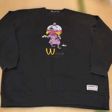 SABBAT13 햄버거 맨투맨 트레이닝복