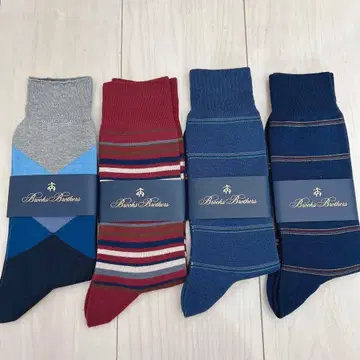 브룩스브라더스 남성용 삭스 25-27cm 4족 세트