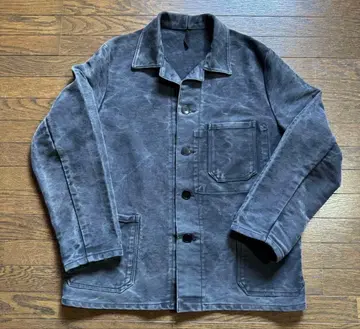 블랙 몰스킨 자켓 귀 페이드 80년대 독일제