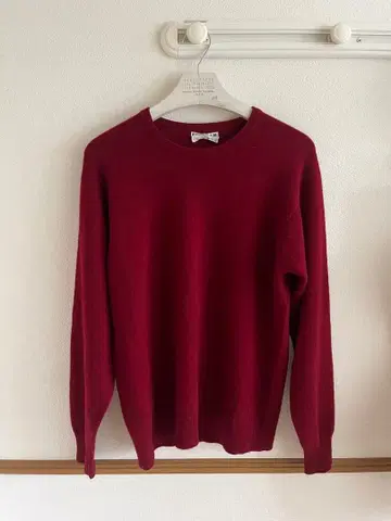 80s PILGRIM 캐시미어 스코틀랜드제 크루넥